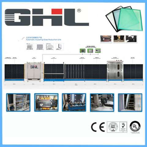 Vertical Automatic Flat Insulating Glass Production Line/ Glass Washing and Drying Machine